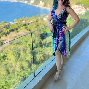 Aidan Mattox Sequin Dress